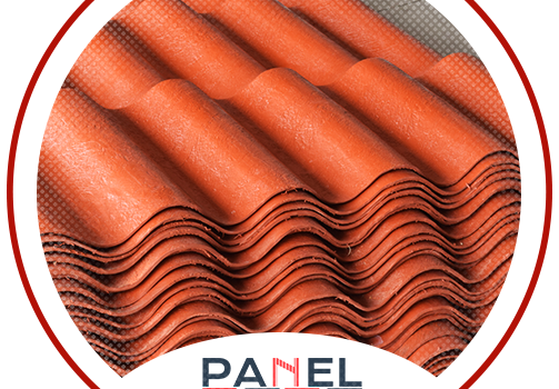 Lámina plastiteja que simula la teja de barro tradicional.