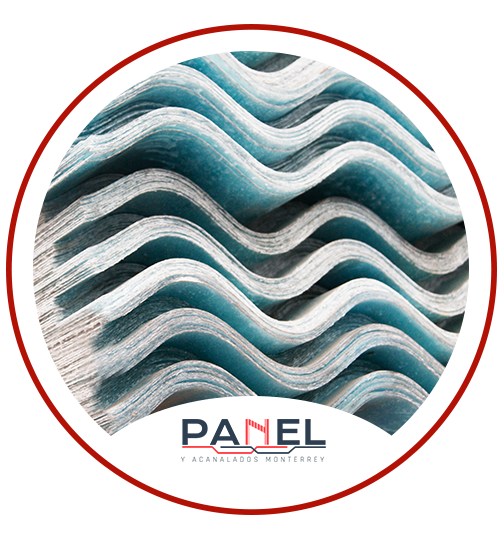 Poliacryl, lámina para techos traslúcidos.