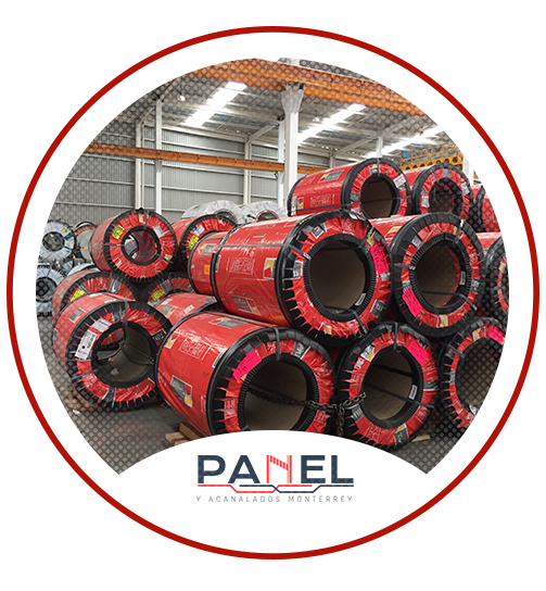 Rollos de 3 pies de ancho. Lámina ternium en rollo.