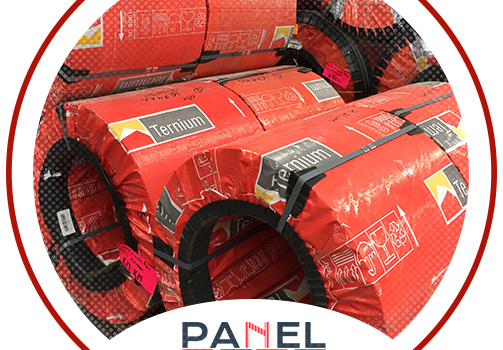 Rollos de acero ternium de 4 pies de ancho.